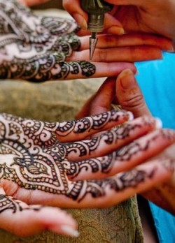 Henna application